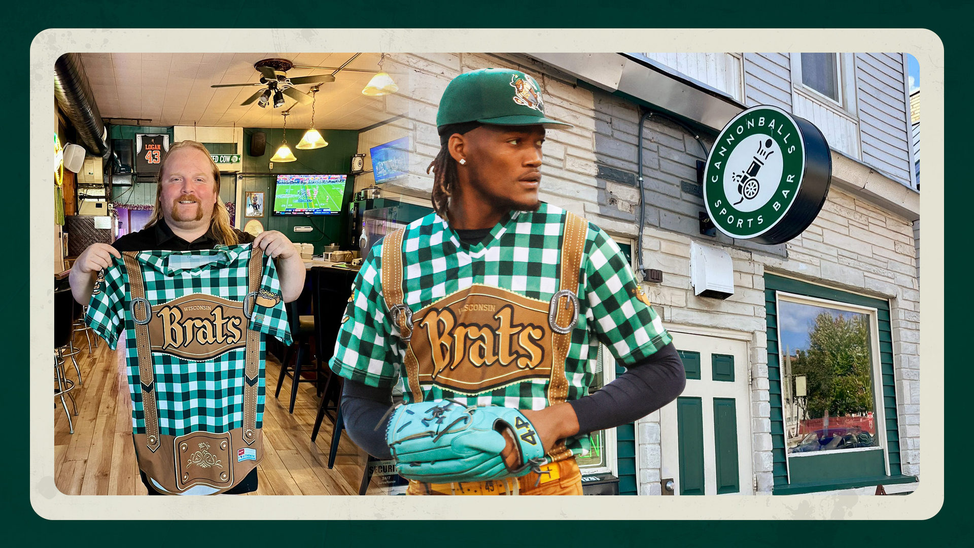 Check out Wisconsin's Brats jersey
