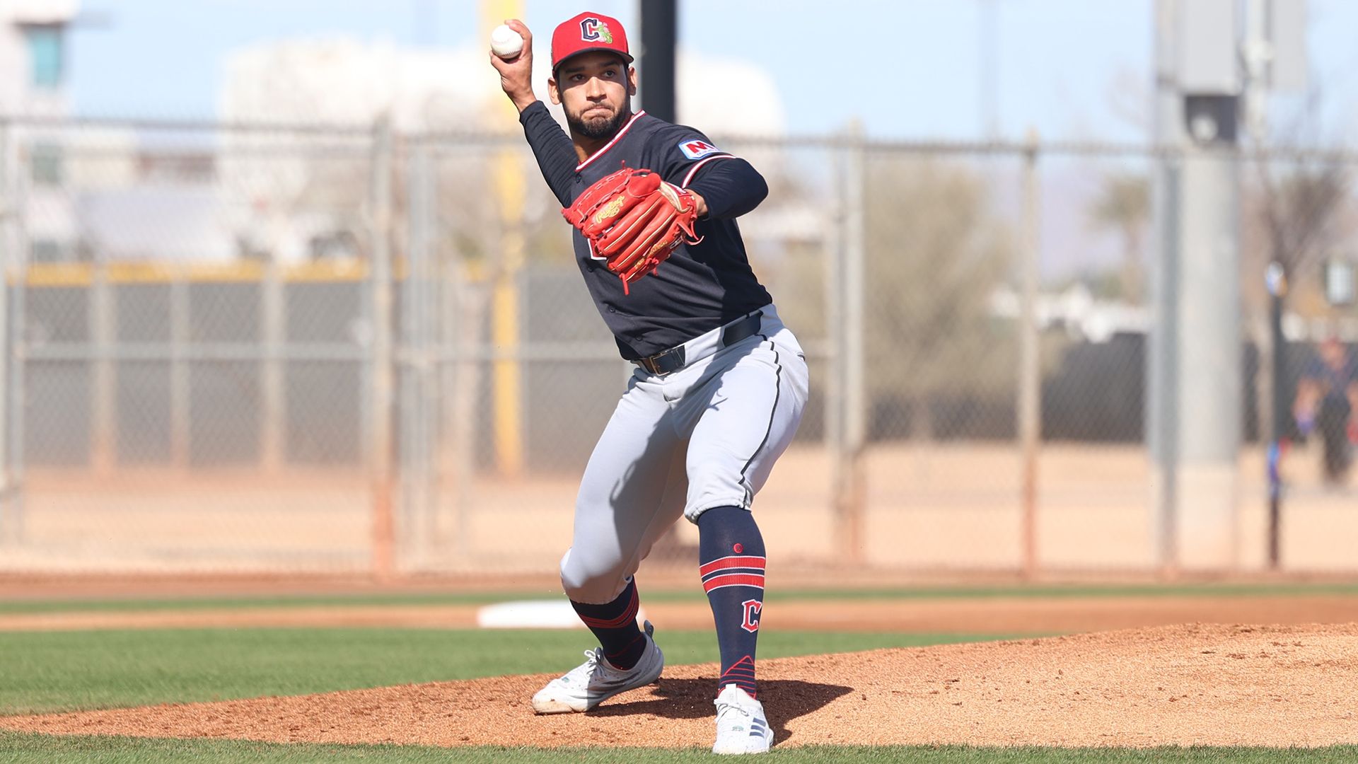 Daniel Espino during Spring Training
