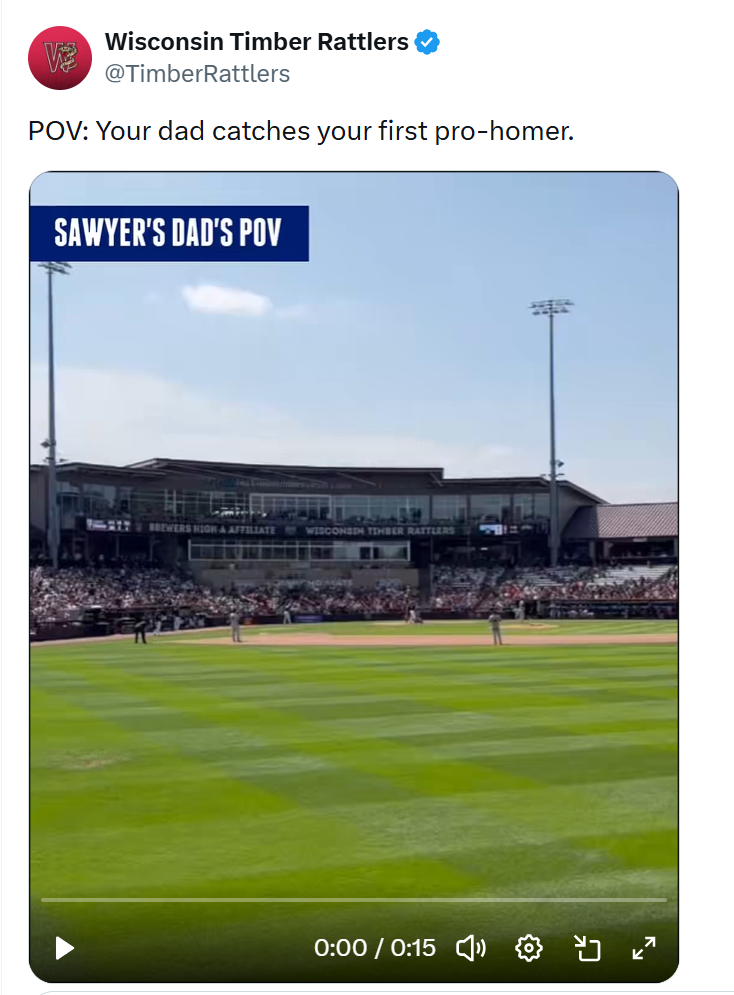 POV: Dad catches homer
