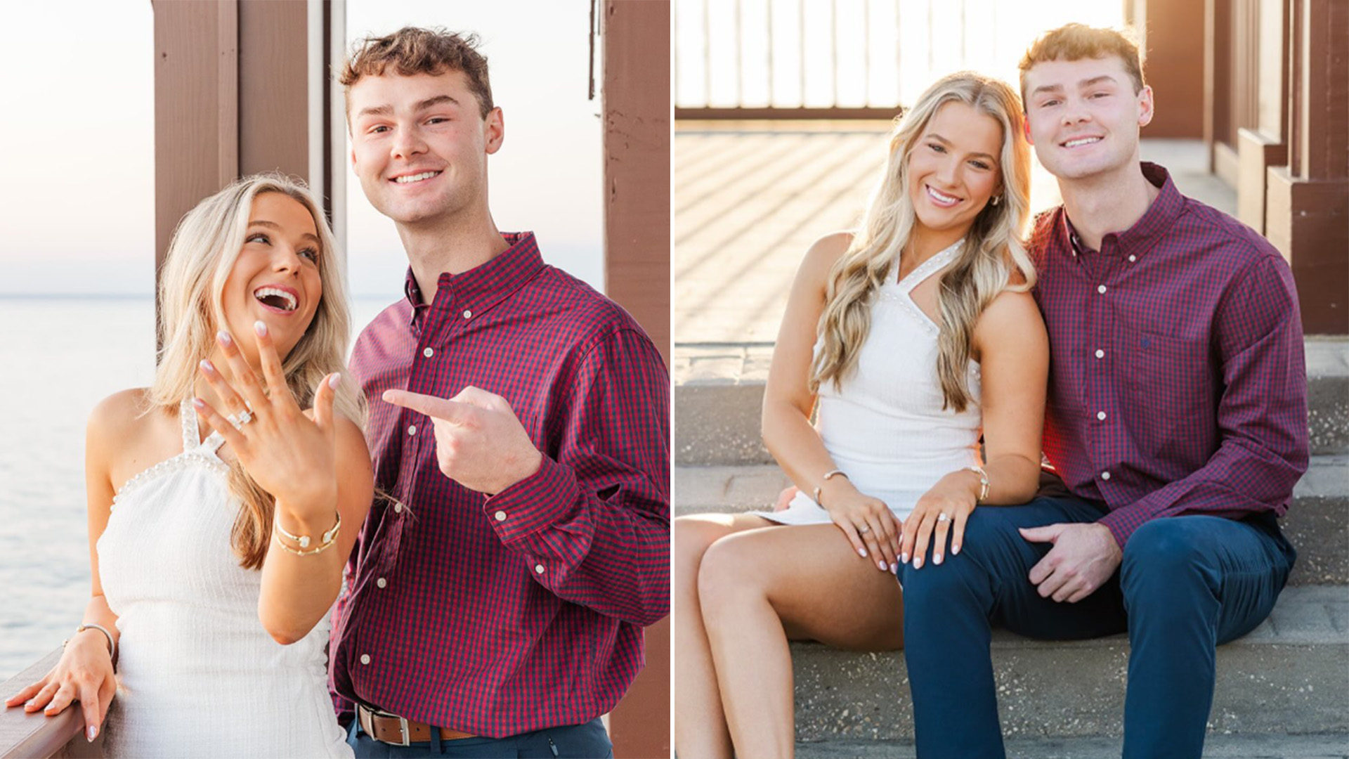 Kade Anderson getting engaged to his girlfriend, Baleigh