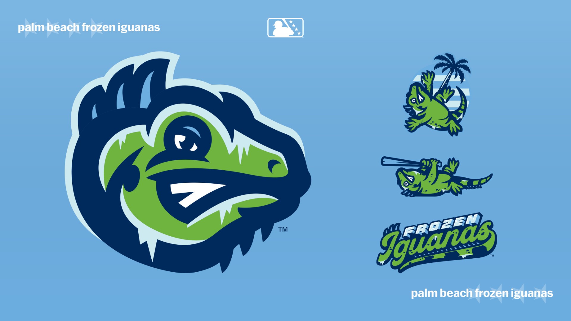 Palm Beach Frozen Iguanas logos