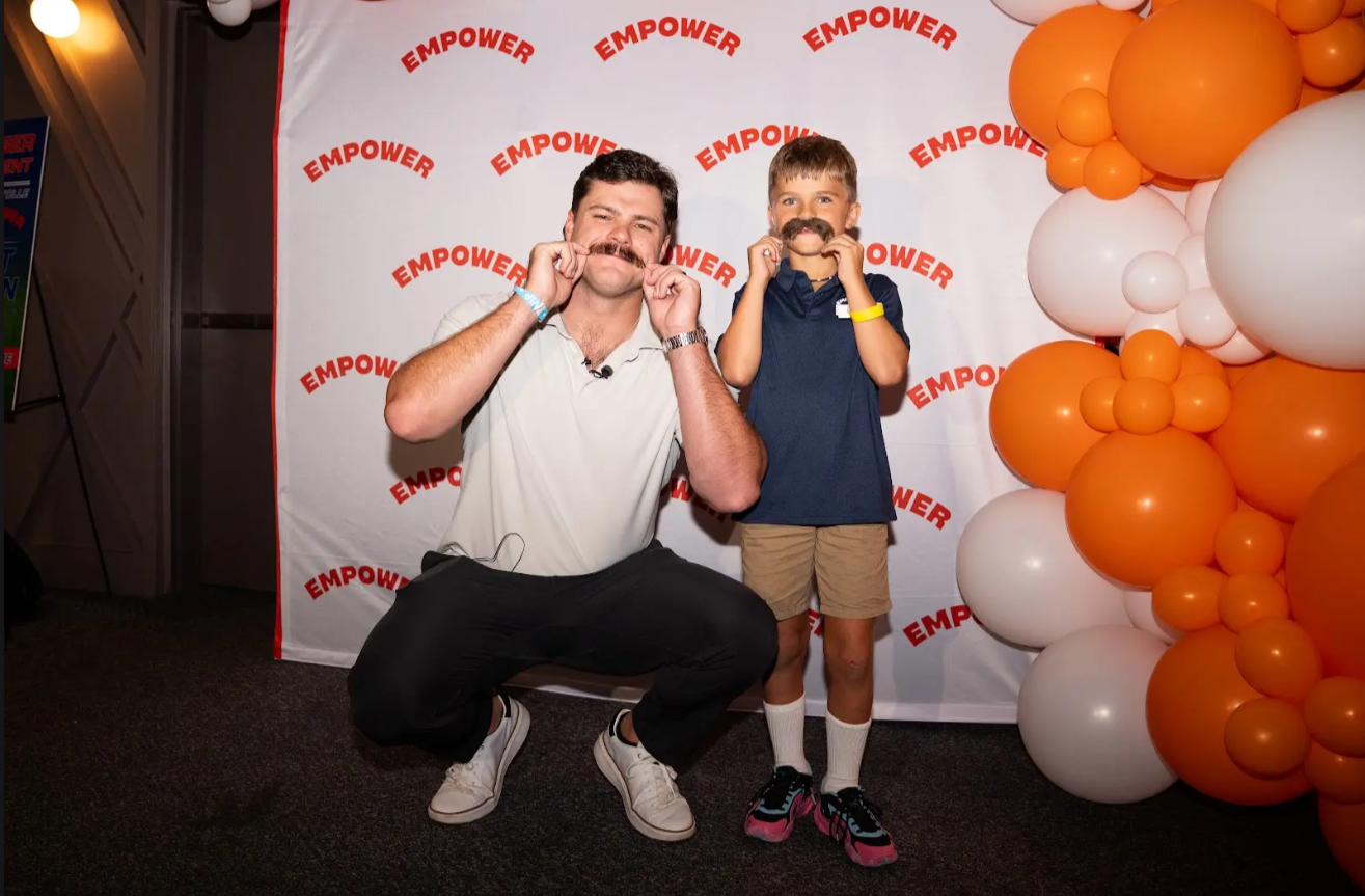 Payton Tolle at his Tigger Tournament fundraiser