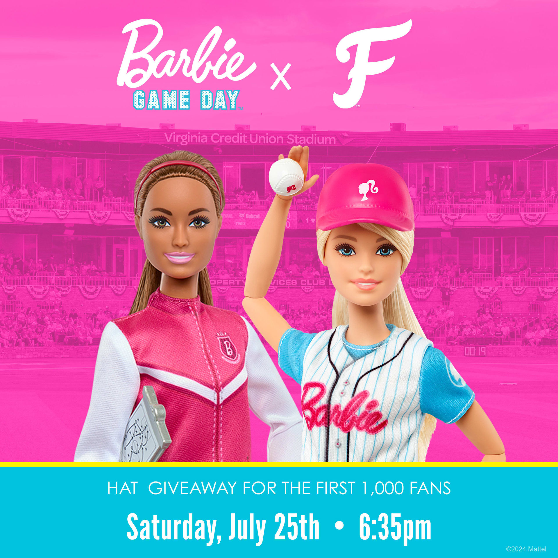Single-A Fredericksburg Barbie Game Day