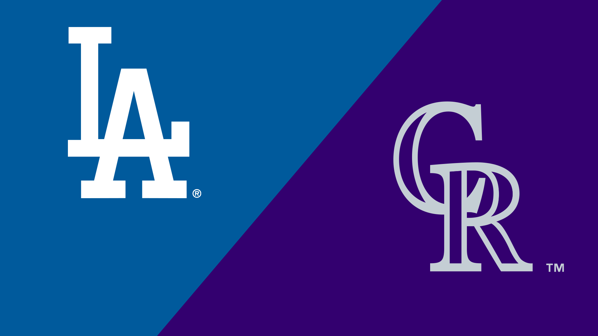 Dodgers at Rockies