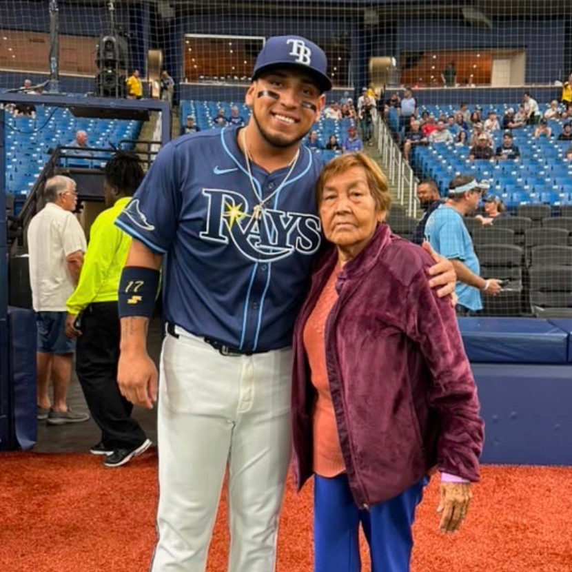 Isaac Paredes and Gloria Eduviges