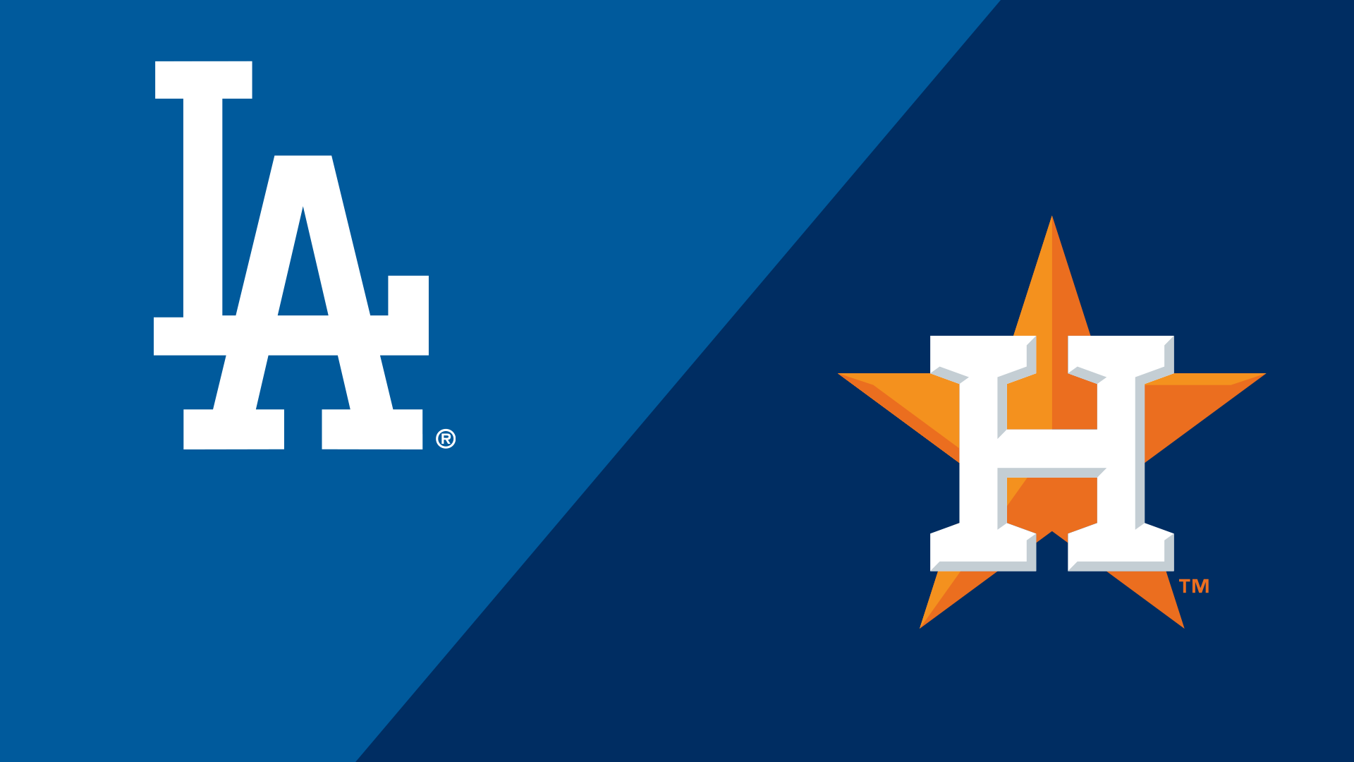 Dodgers and Astros