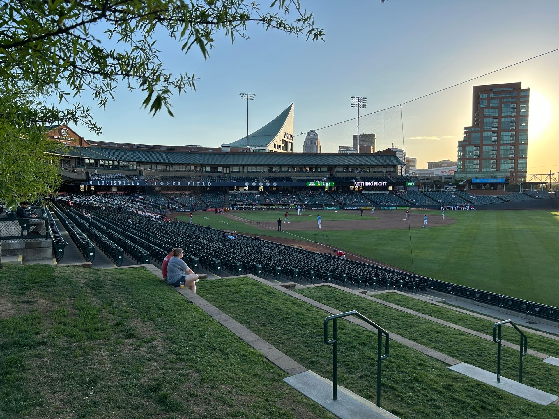 On the berm