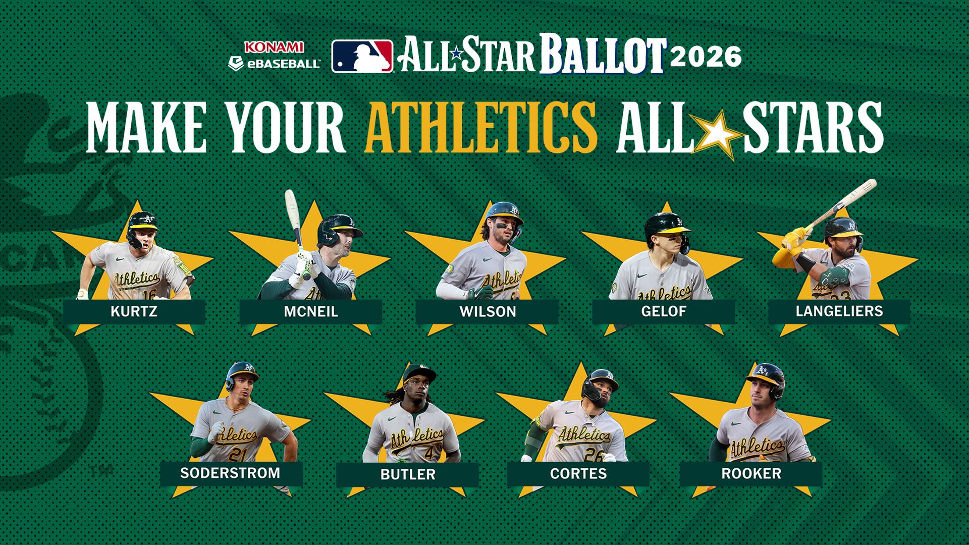 Make your Athletics All Stars
