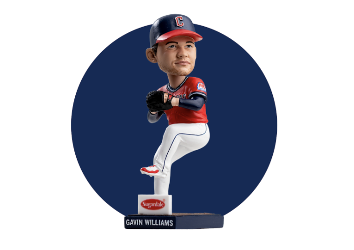 Gavin Williams bobblehead