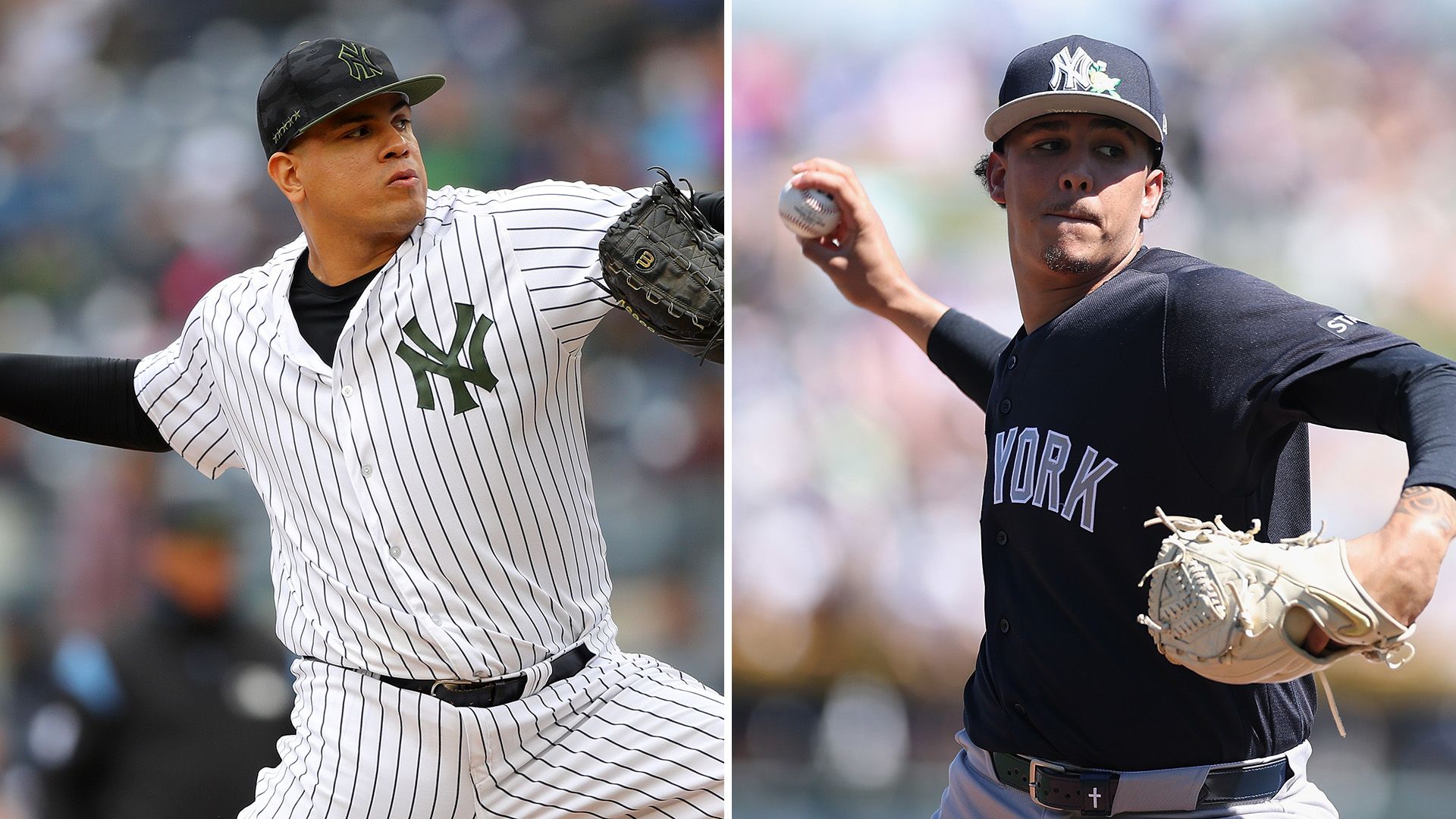 Dellin Betances (left), Carlos Lagrange