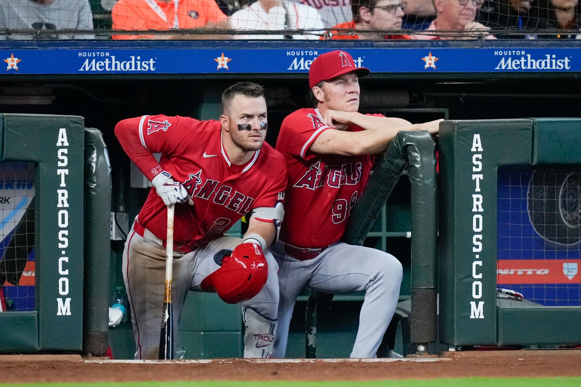 Mike Trout and Brady Anderson