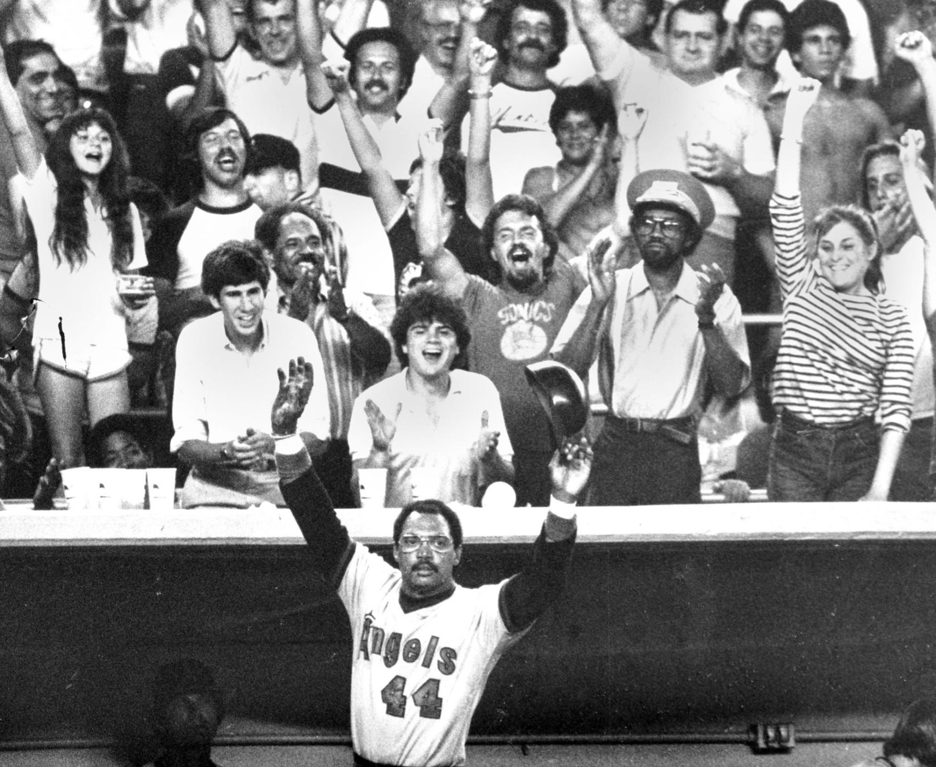 Reggie Jackson with the Angels