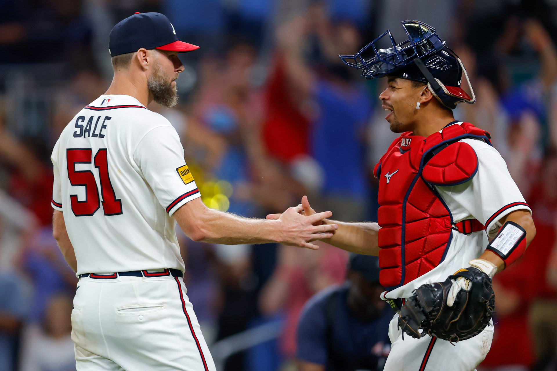 Chris Sale and Drake Baldwin