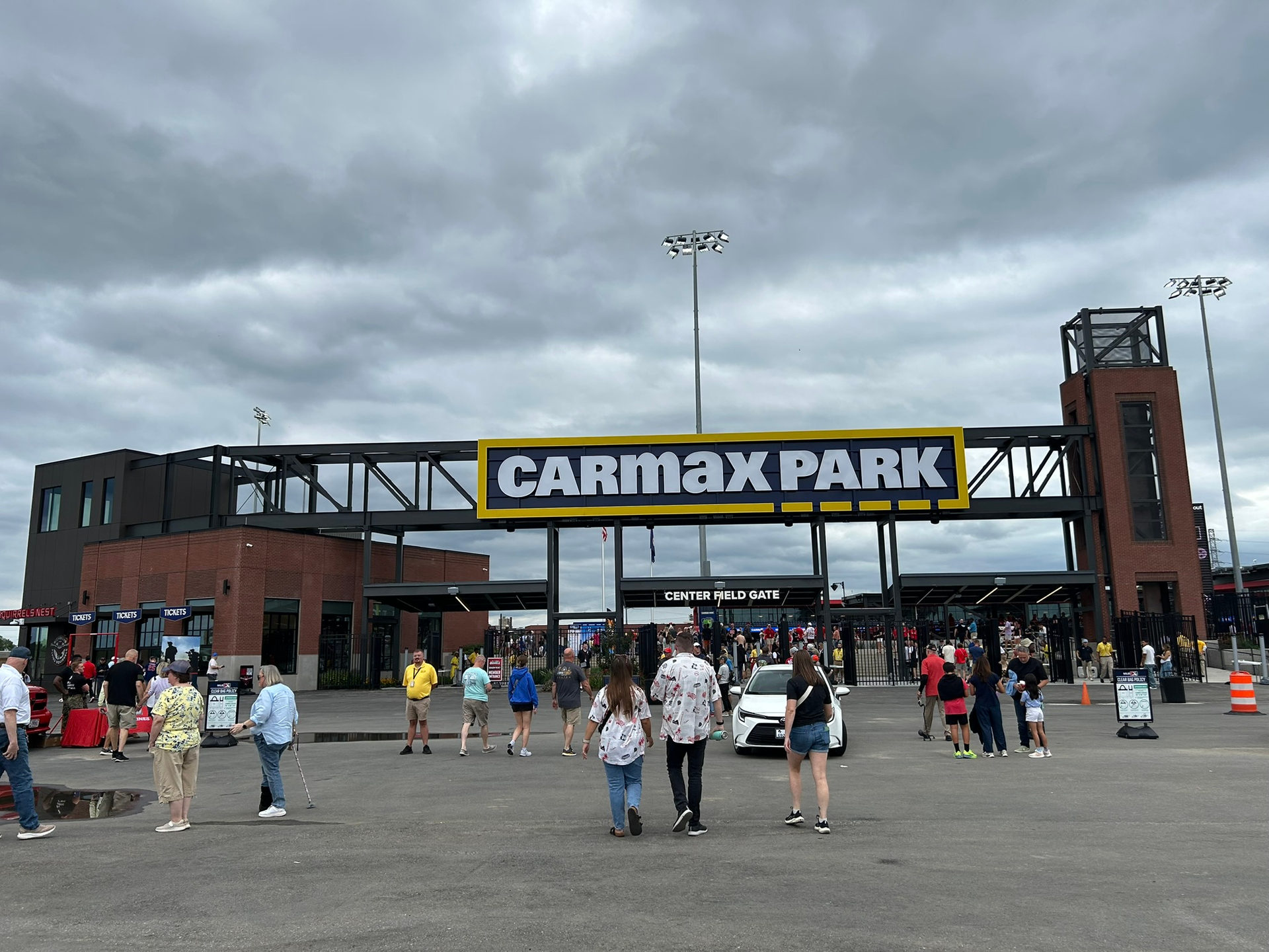 CarMax Park gates