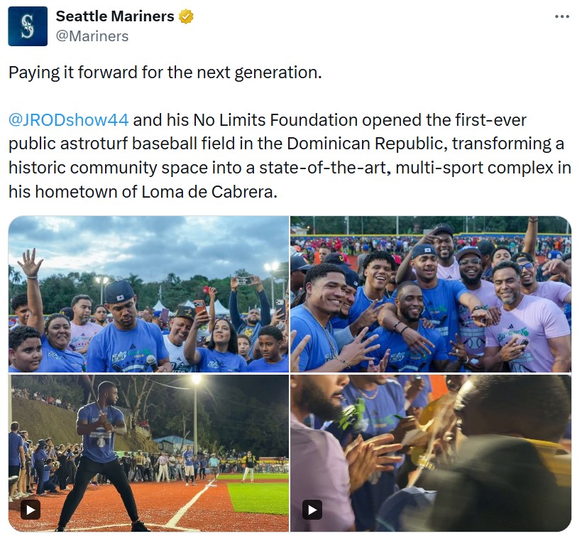 Julio Rodríguez @Mariners post