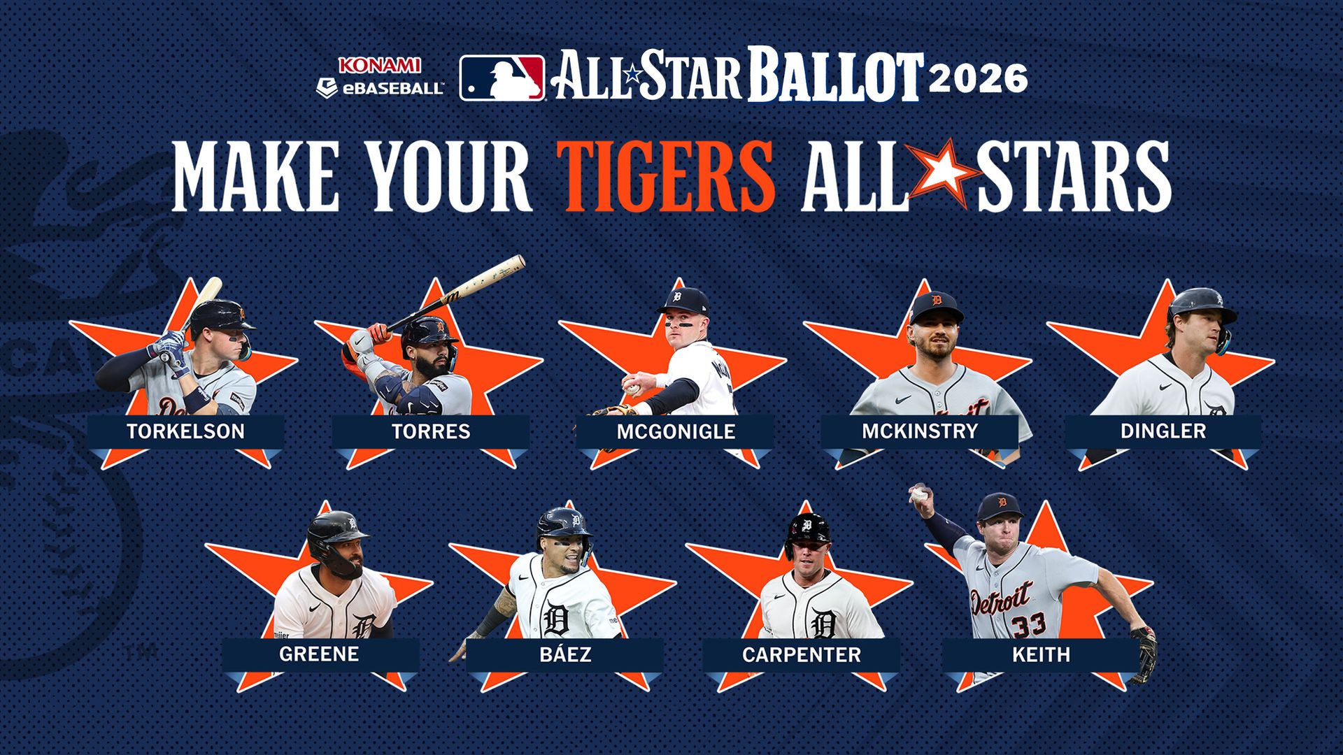 The Tigers' 2026 All-Star Game candidates