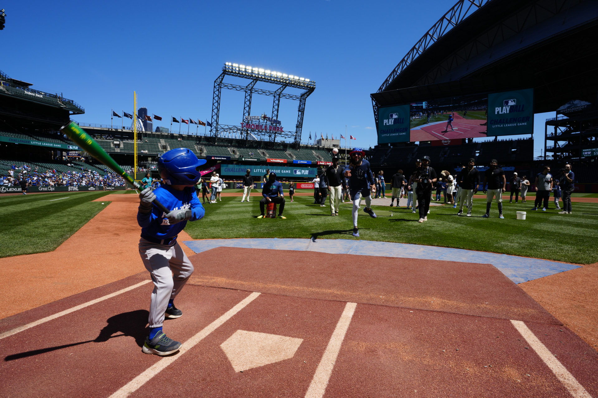Mariners Challenger Little League game