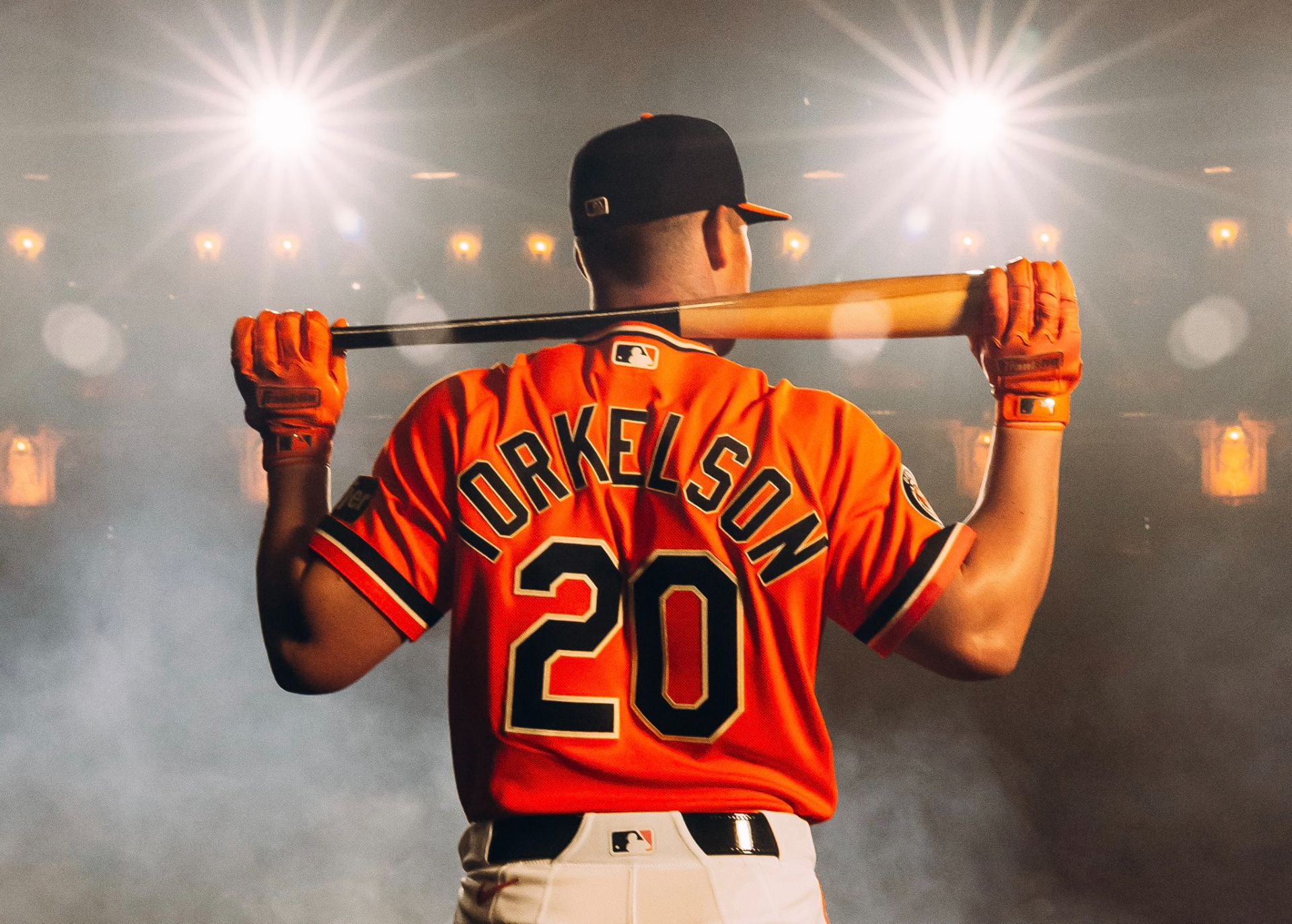 Spencer Torkelson in Tigers' new orange alternate uniform