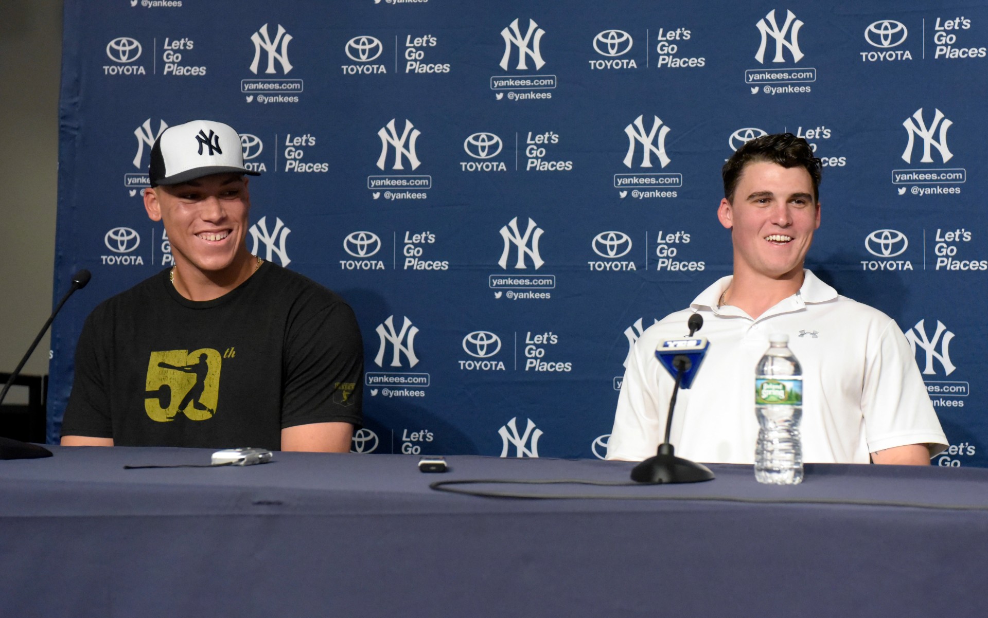 Aaron Judge and Tyler Austin