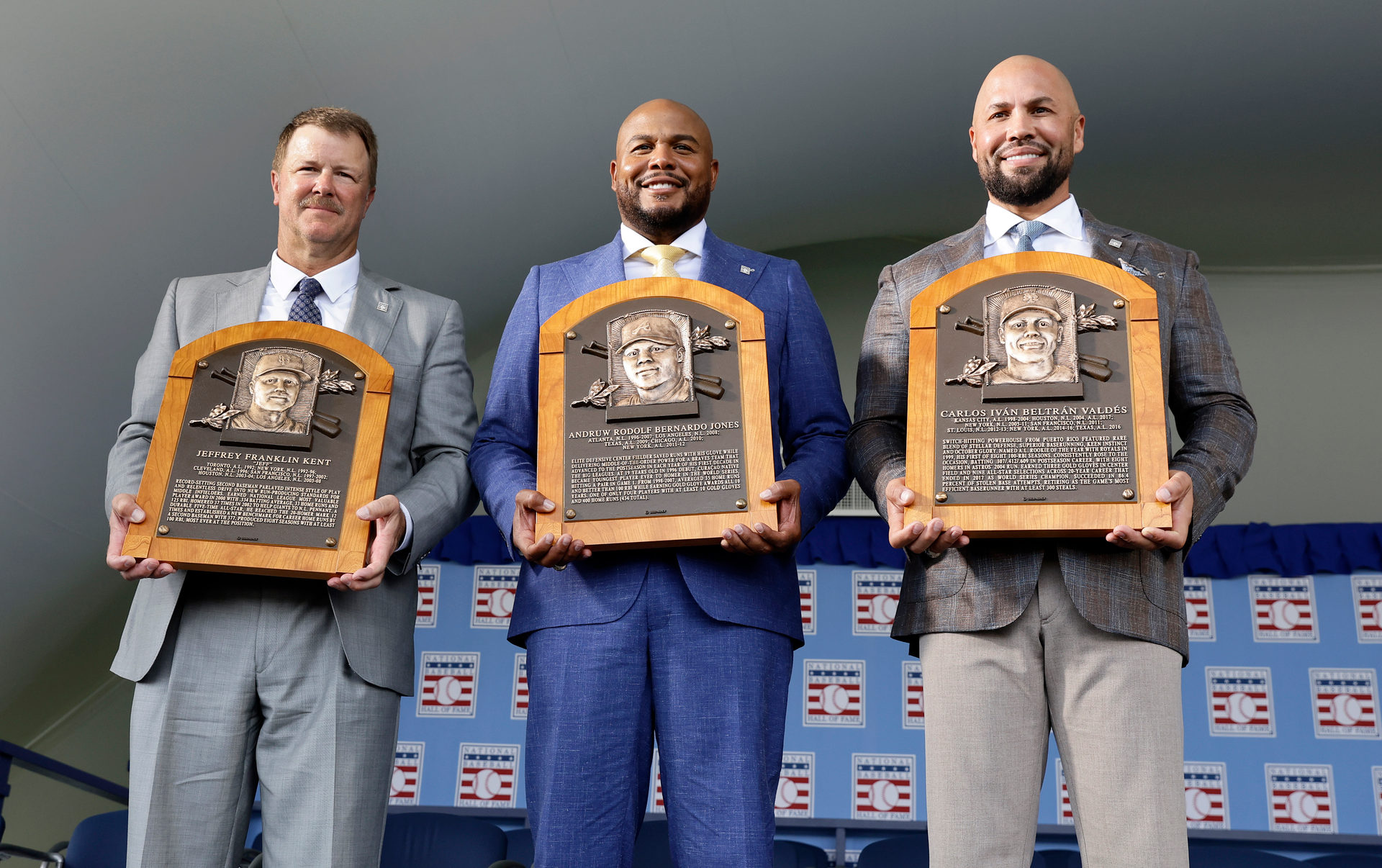 Jeff Kent, Carlos Beltrán and Andruw Jones