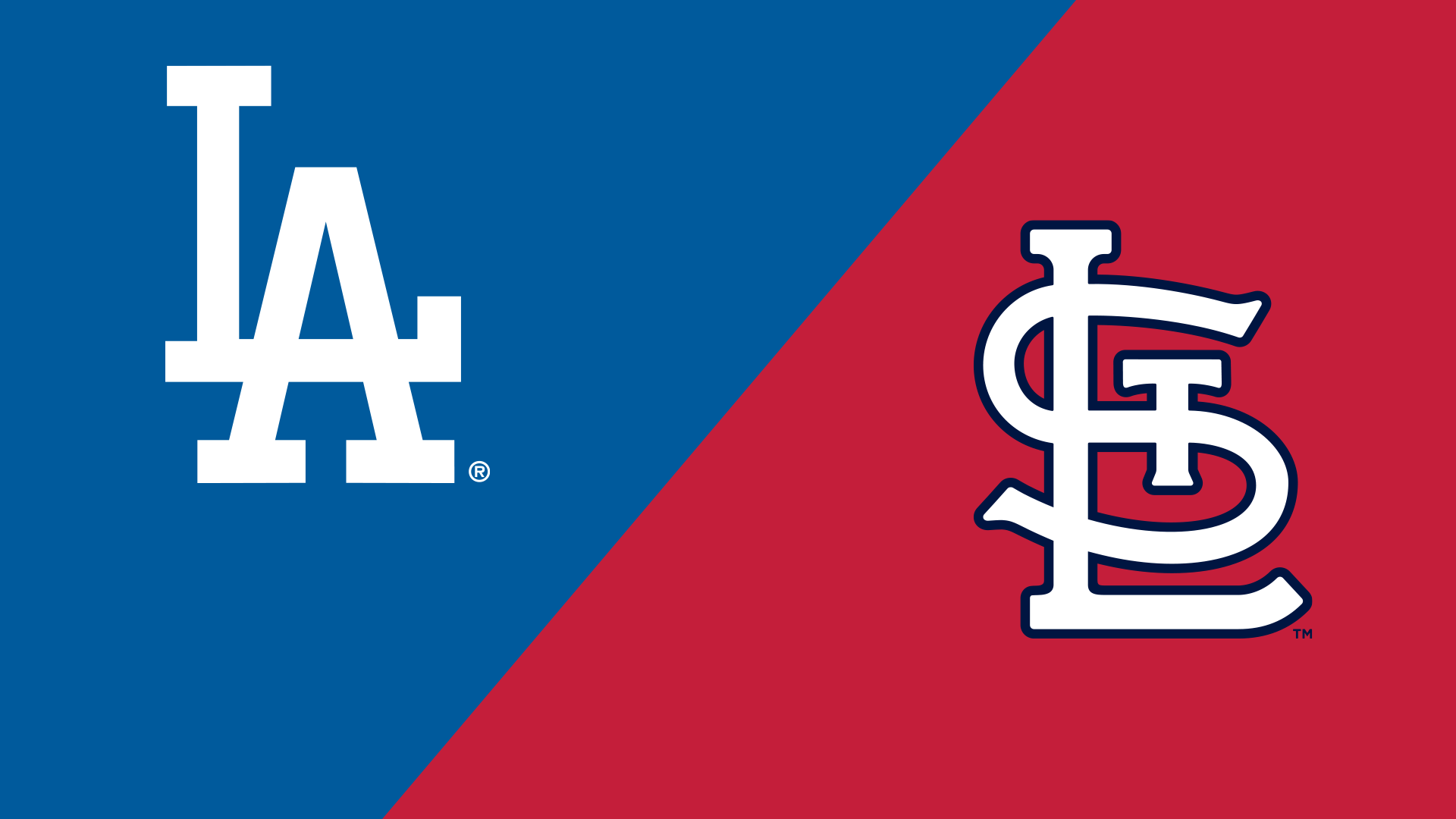 Dodgers at Cardinals logo