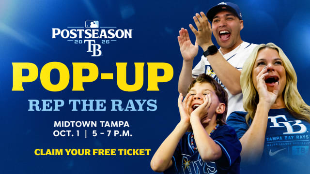 Rep the Rays Pop-Up