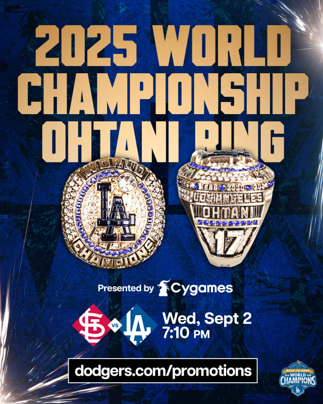 Shohei Ohtani replica World Series ring