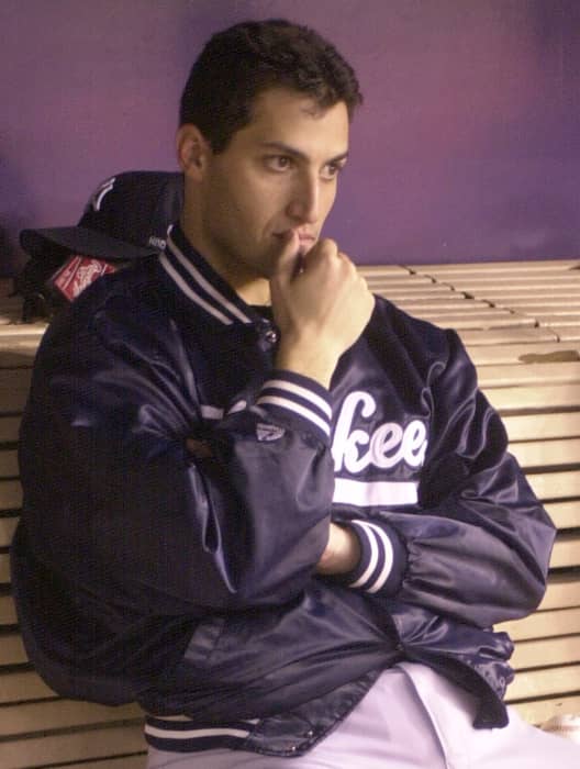 Andy Pettitte after Game 6 of the 2001 World Series