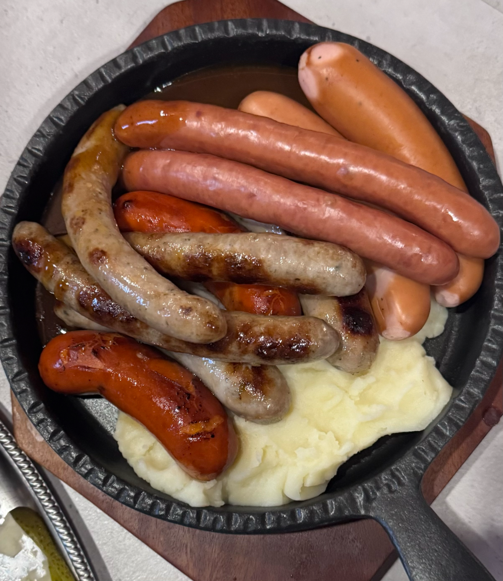 A selection of Kim's sausage varieties. 