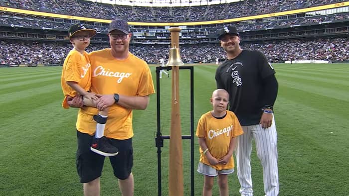 White Sox honor childhood cancer patients