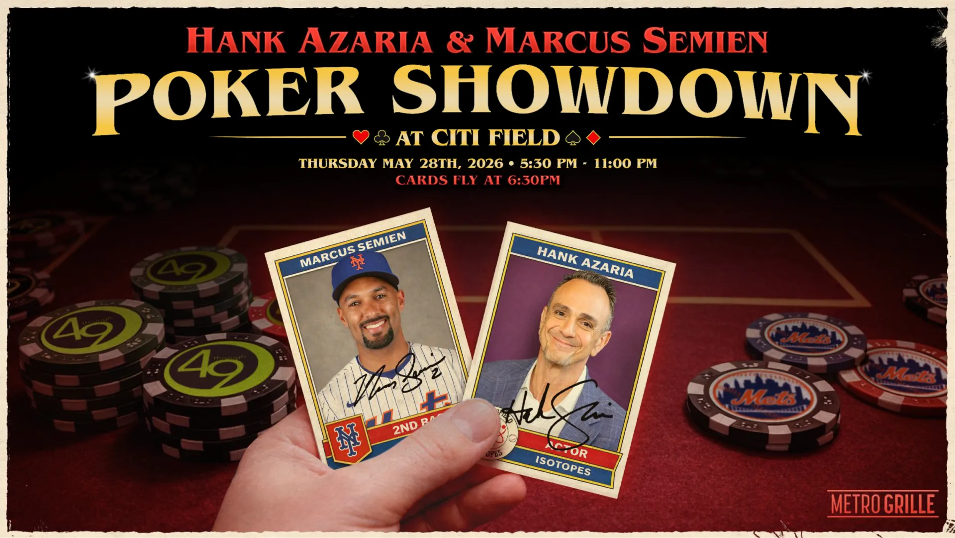 Hank Azaria and Marcus Semien Poker Showdown