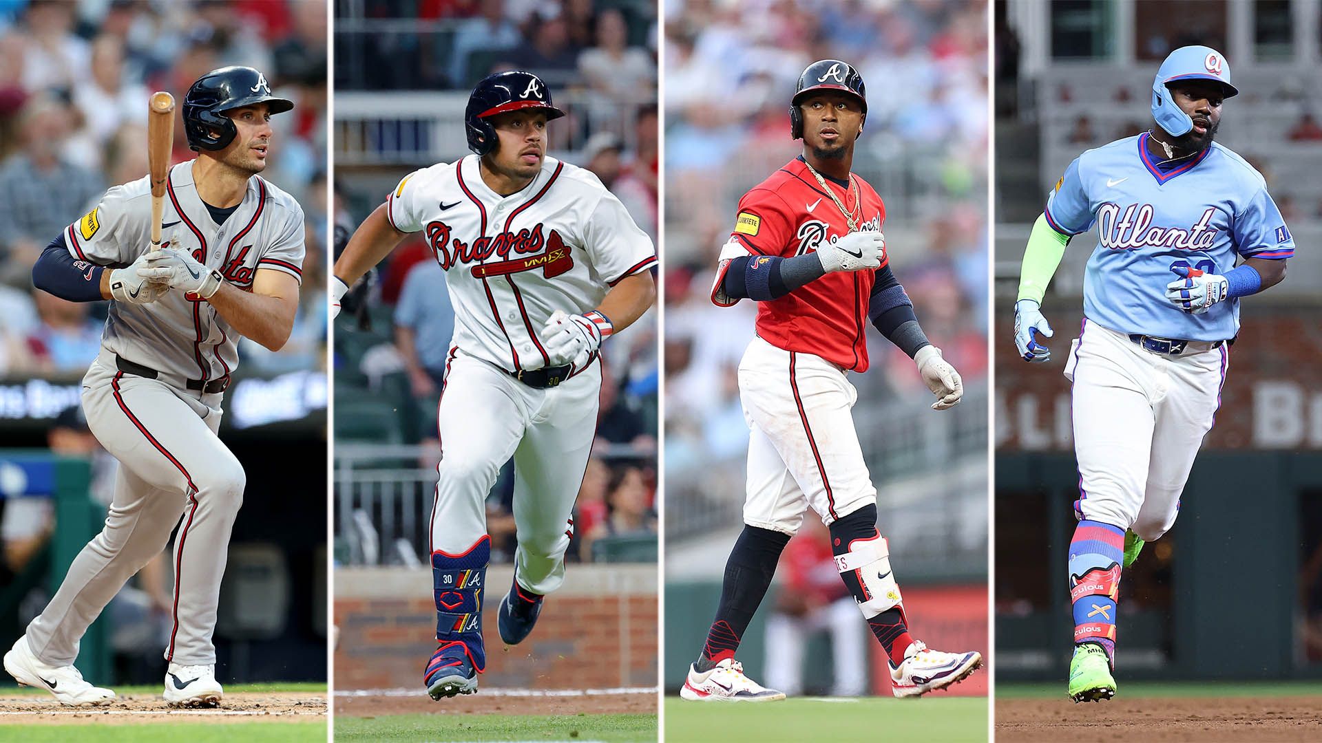 Matt Olson, Drake Baldwin, Ozzie Albies, Michael Harris II