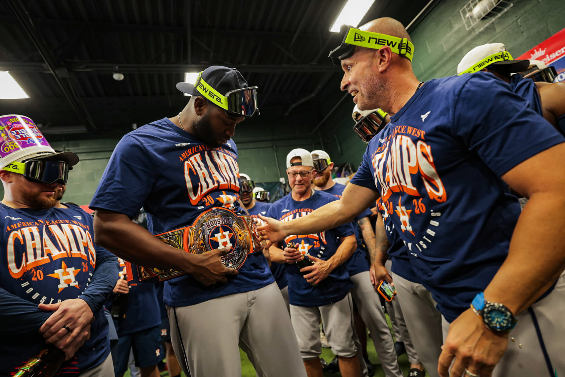 Astros win AL West title