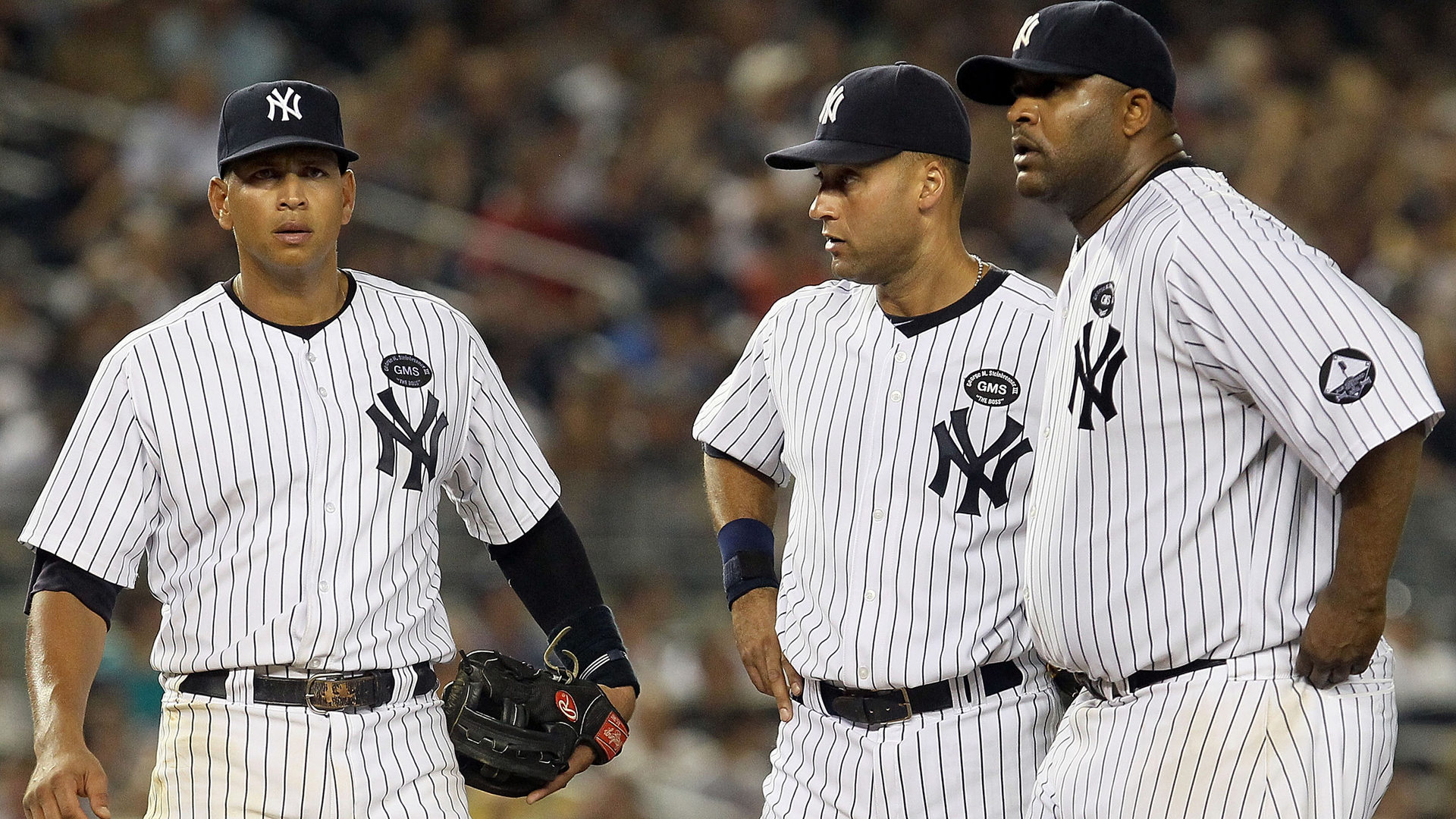 Alex Rodriguez, Derek Jeter, CC Sabathia 