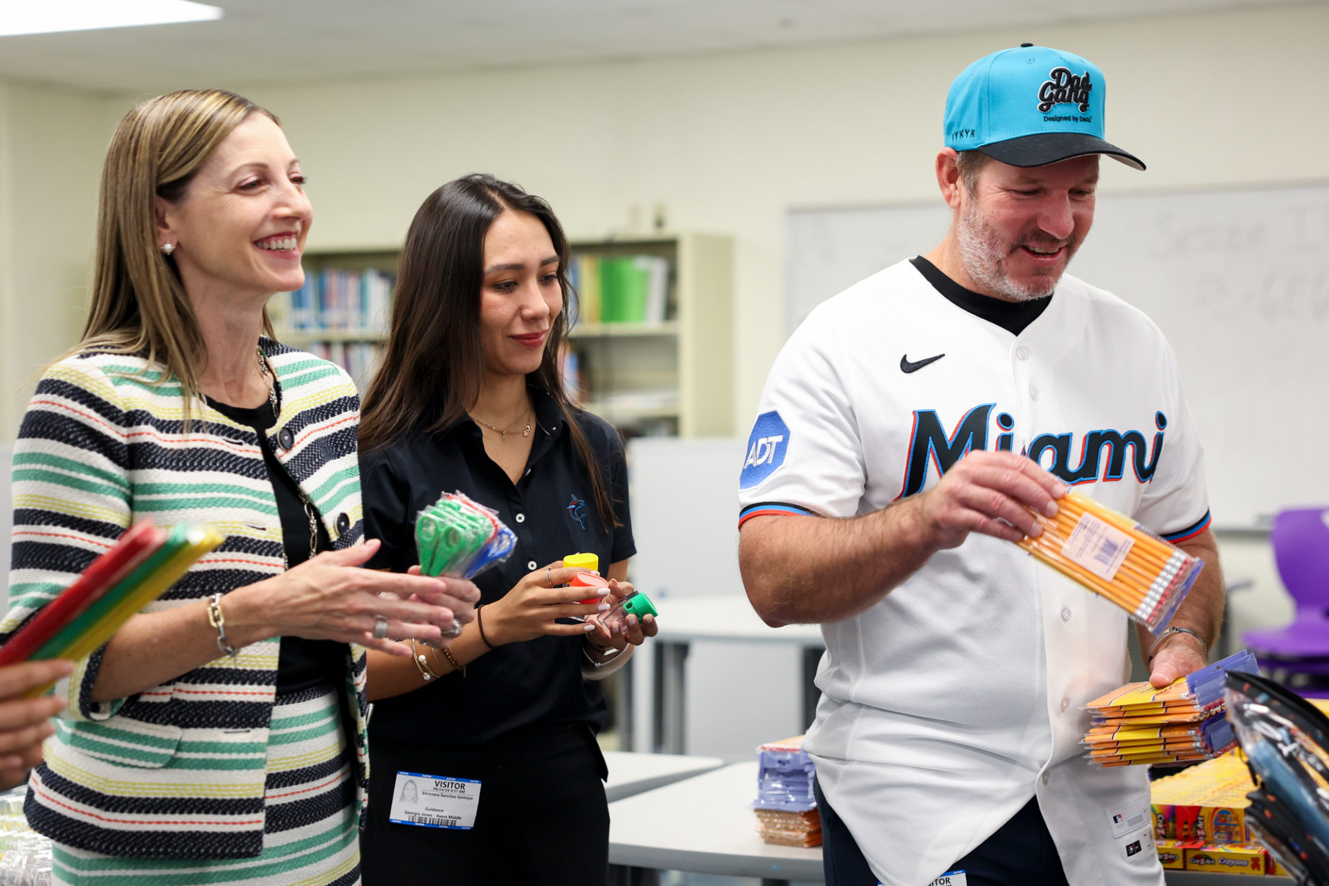 Marlins' back to school giving