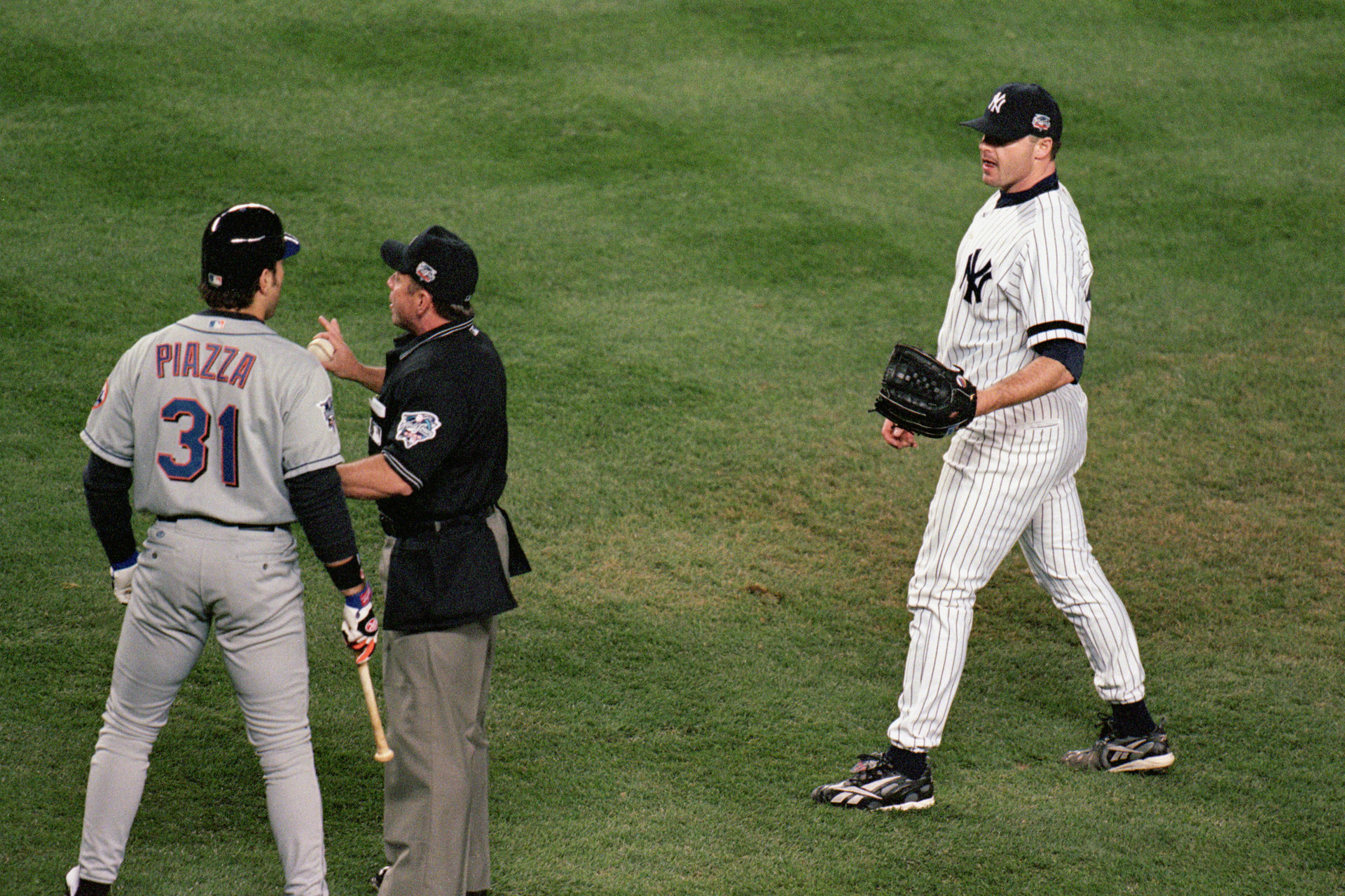 Roger Clemens and Mike Piazza