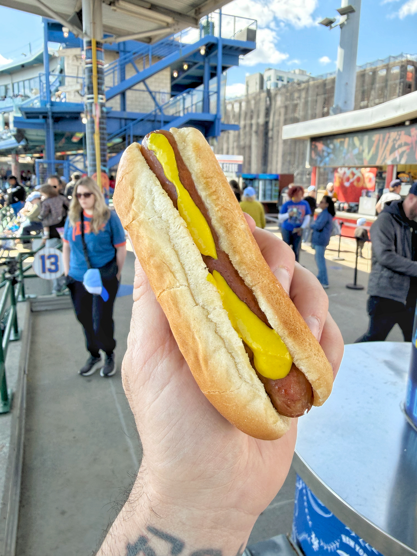 The Cyclones' hot dog