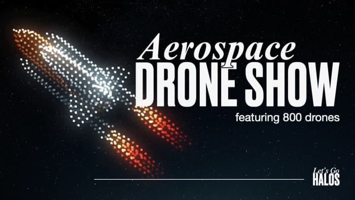 Aerospace Night Drone Show