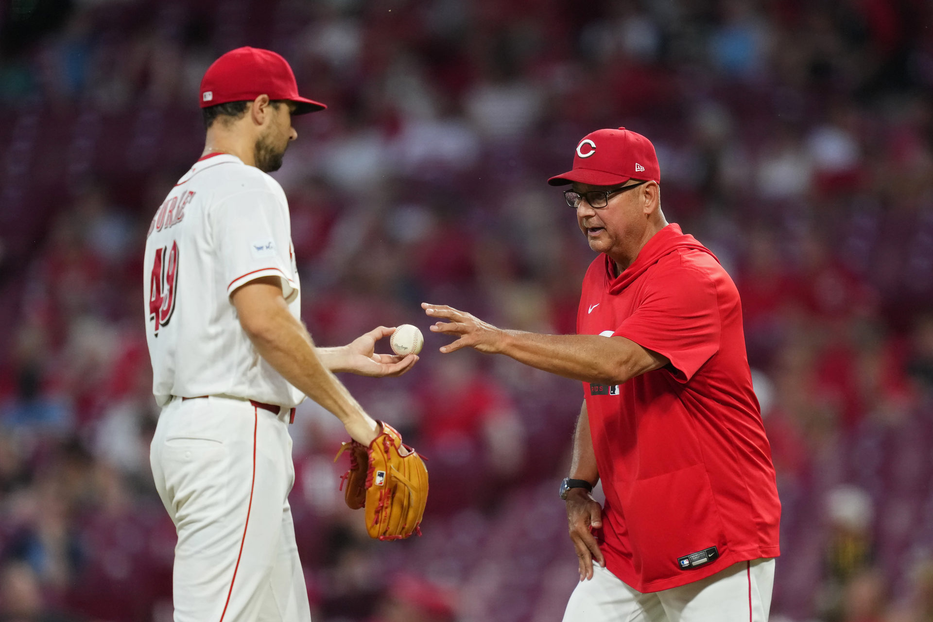 Terry Francona and Brock Burke