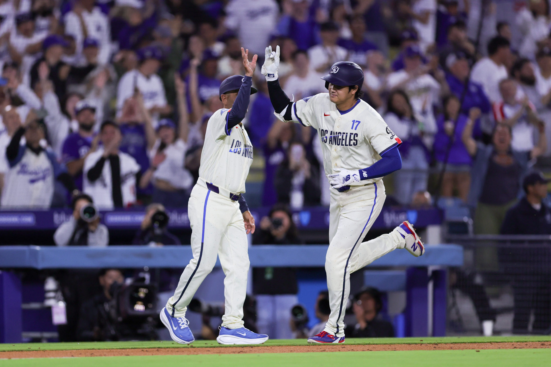 Dino Ebel and Shohei Ohtani