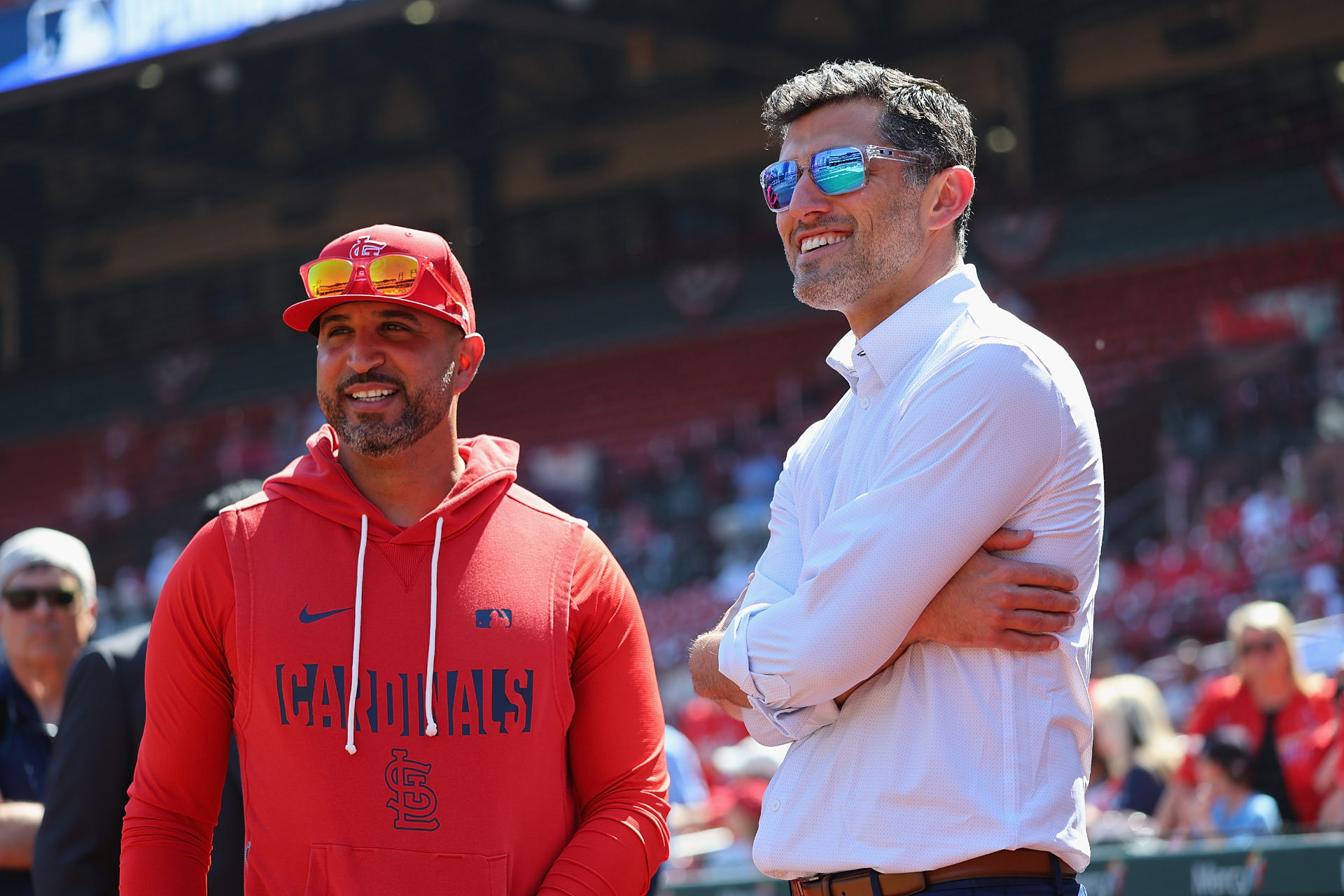 Oliver Marmol and Chaim Bloom