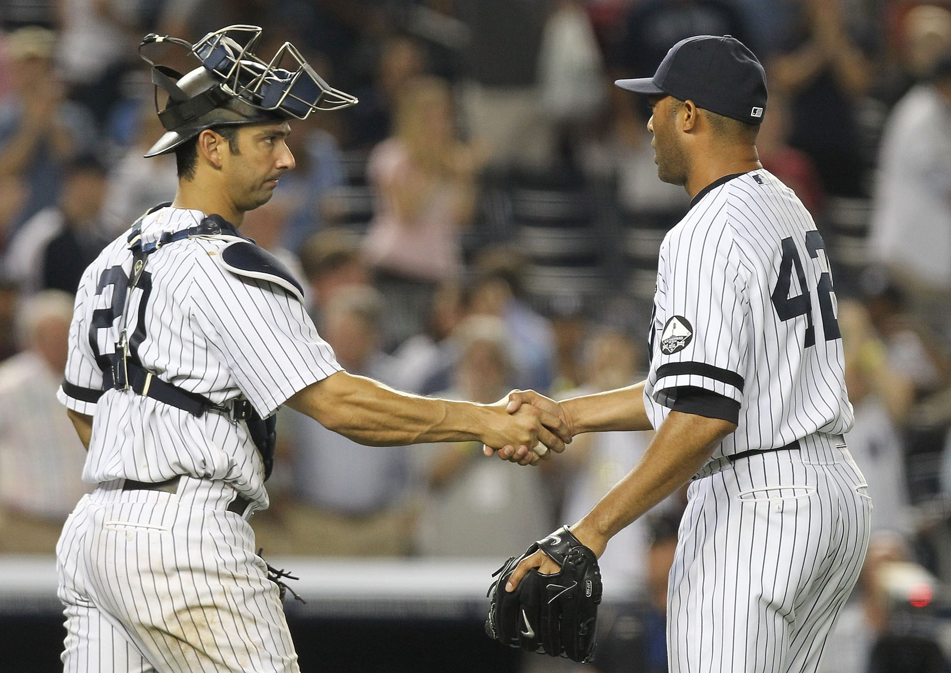 Jorge Posada and Mariano Rivera