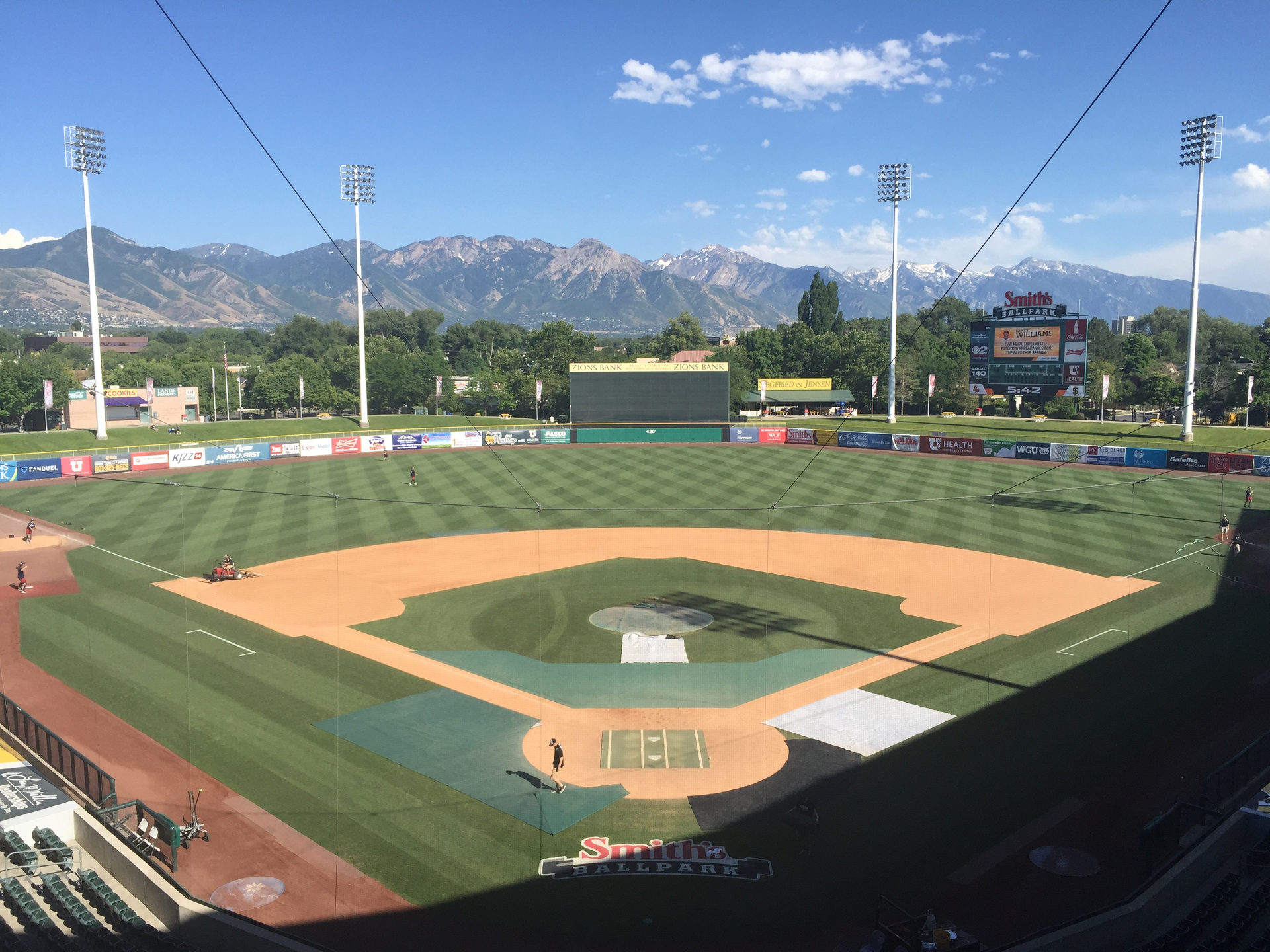 View of old Smith's Ballpark