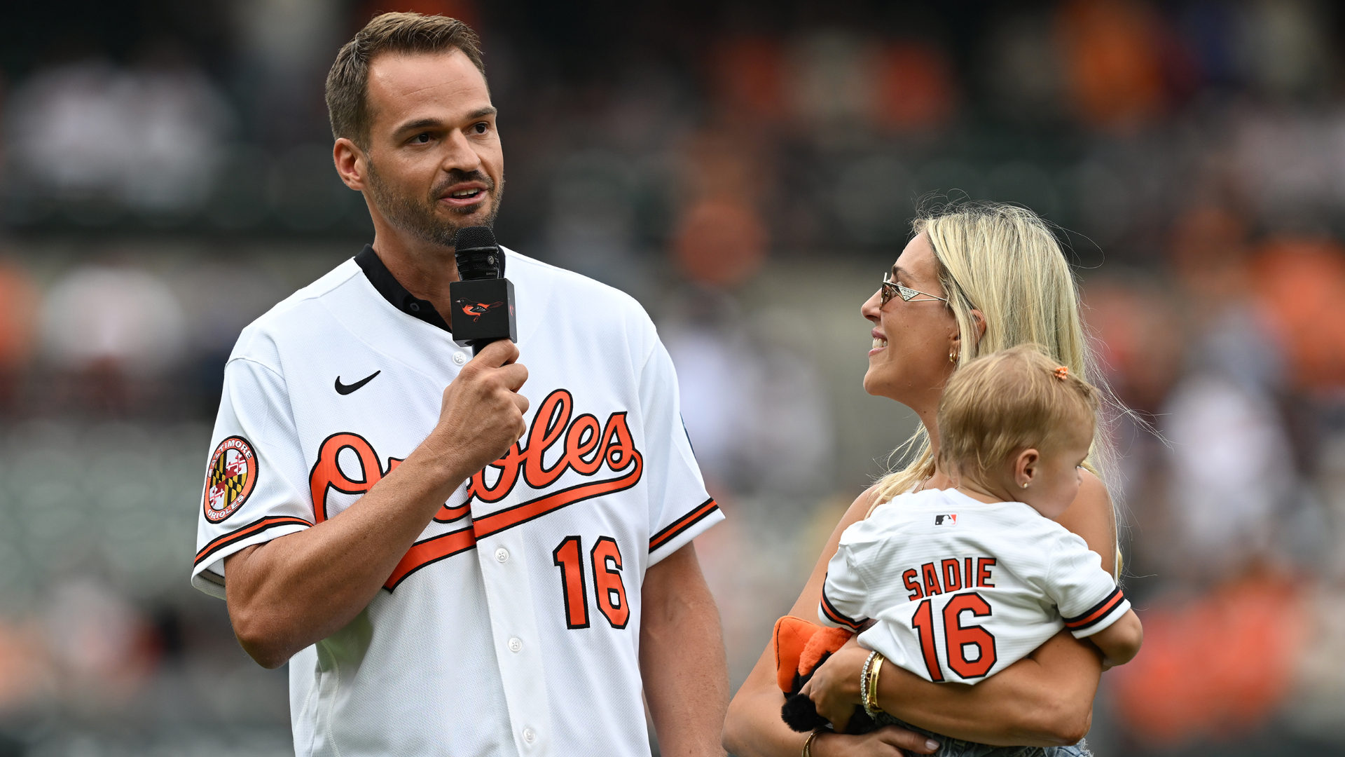 Trey Mancini and his family