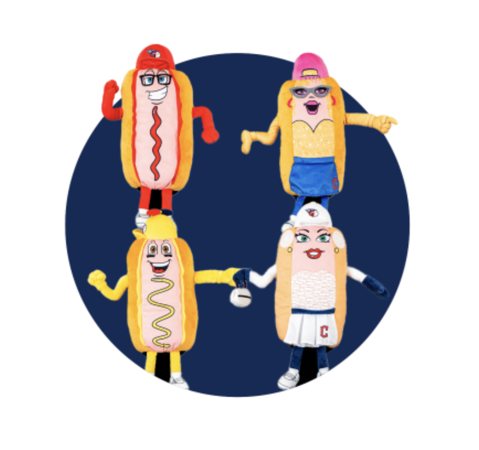 Guardians mascot golf covers