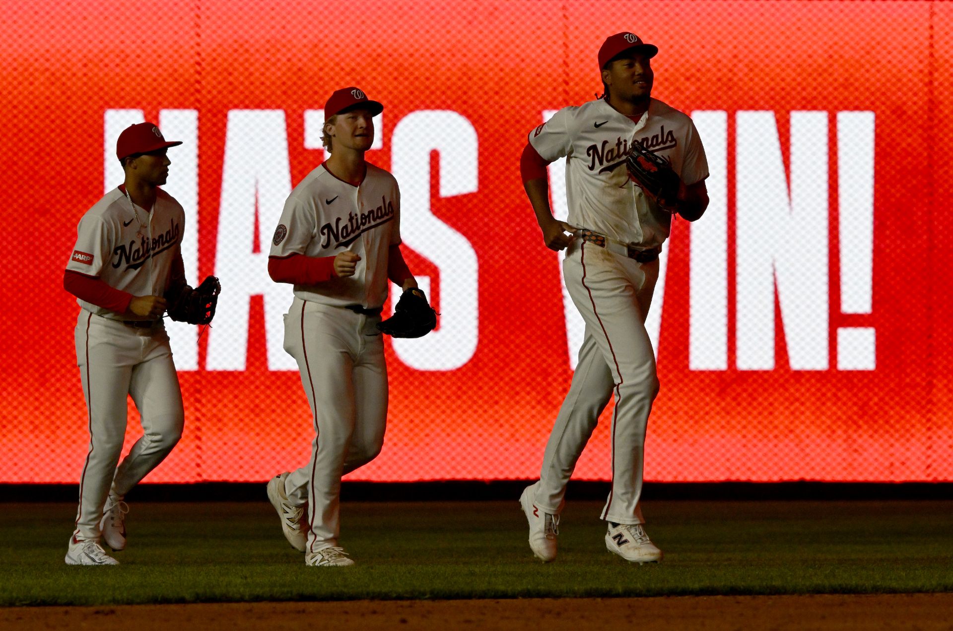Nationals win at home