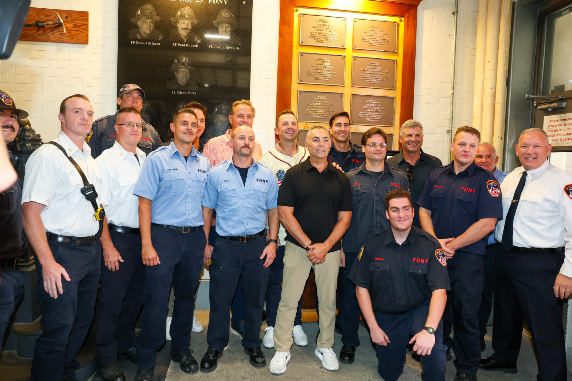 Former Mets and Ladder 25 firefighters