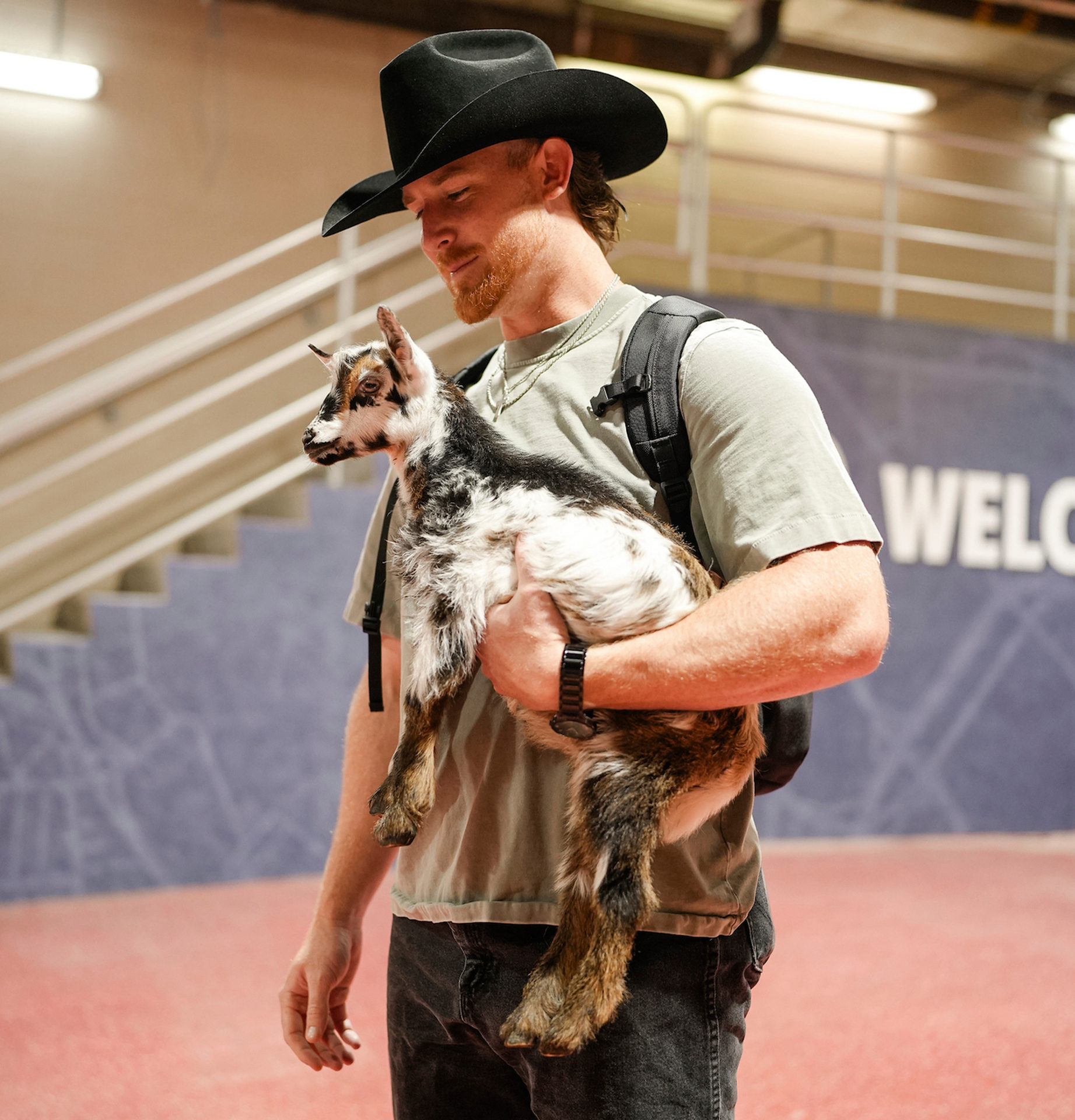 Clayton Beeter, Poppi the goat