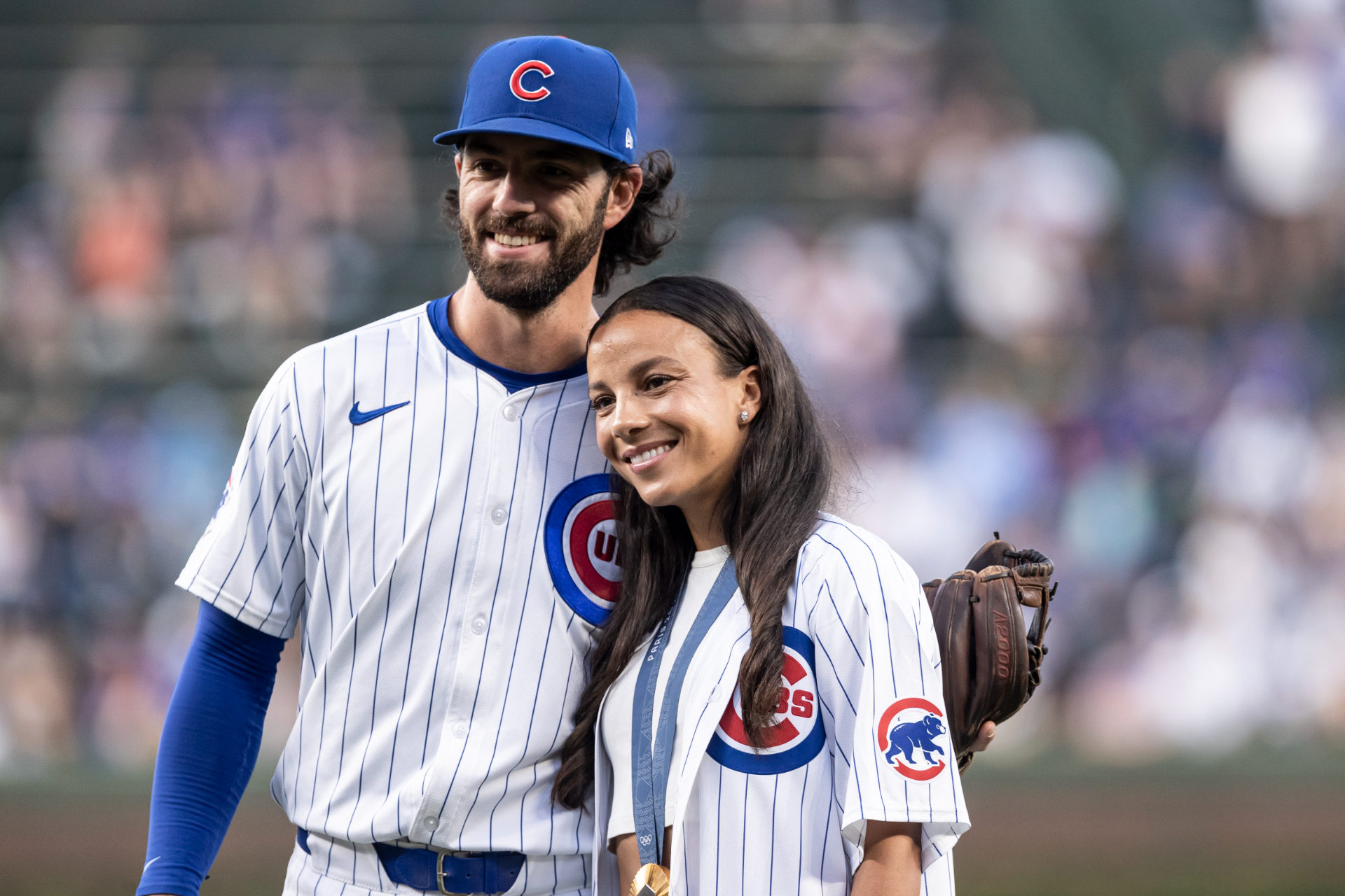 Dansby and Mallory Swanson