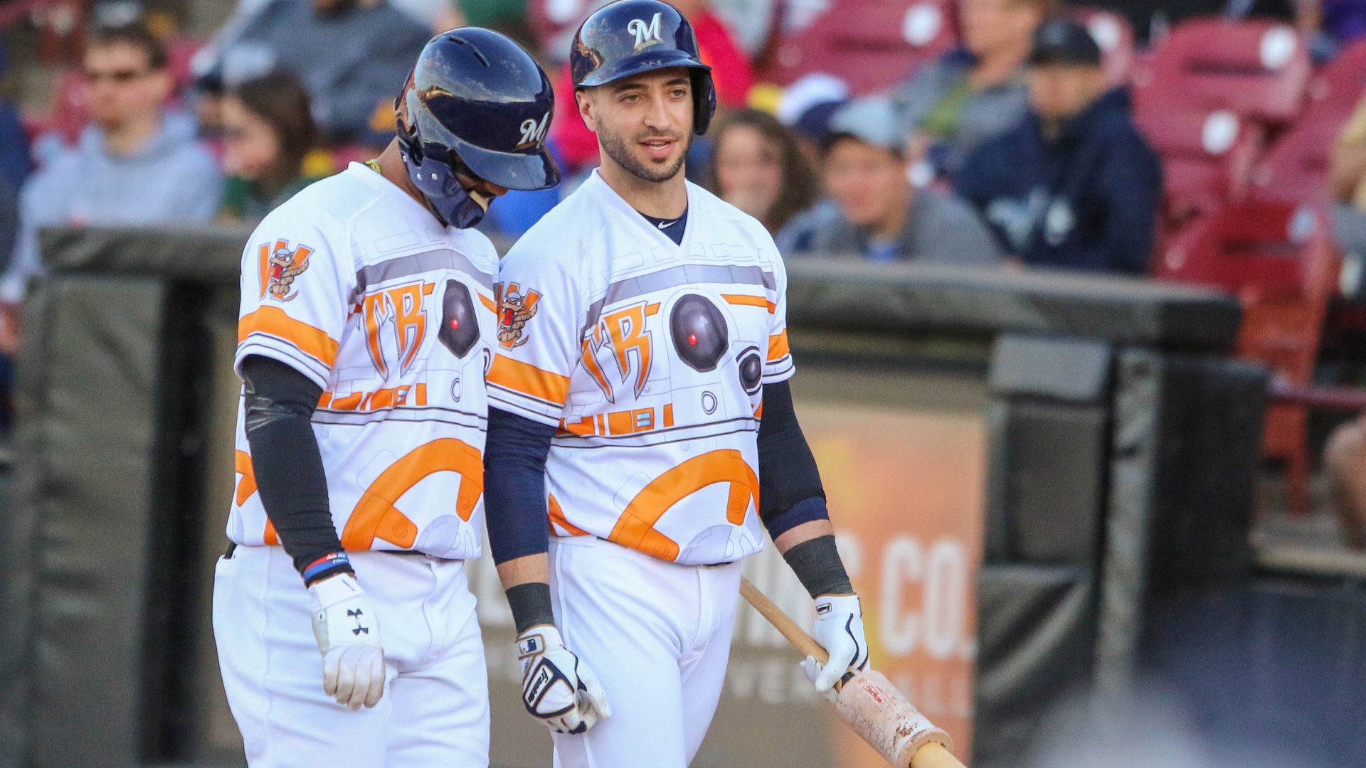 Braun in a Rattlers' Star Wars uni